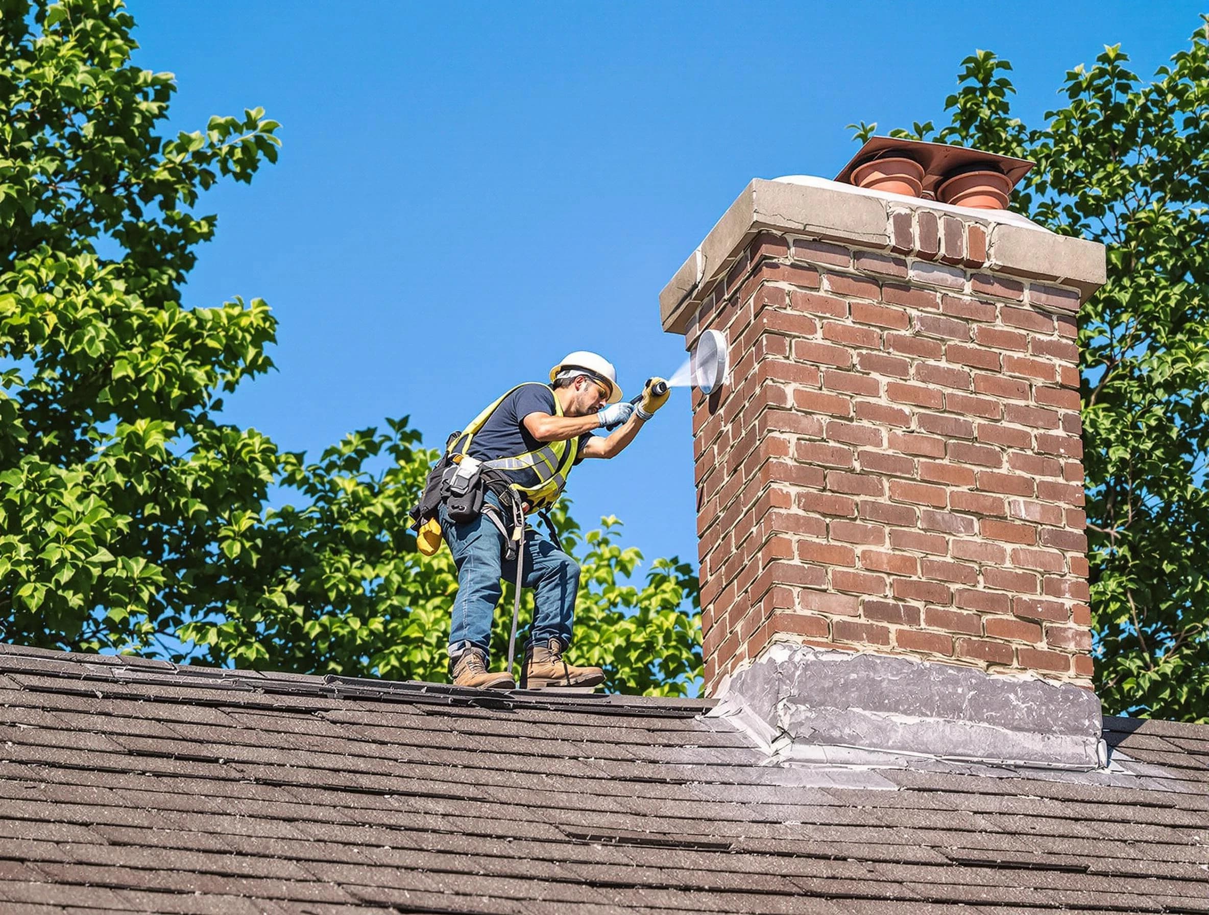 Fayetteville Chimney Sweep performing an inspection with advanced tools in Fayetteville, GA