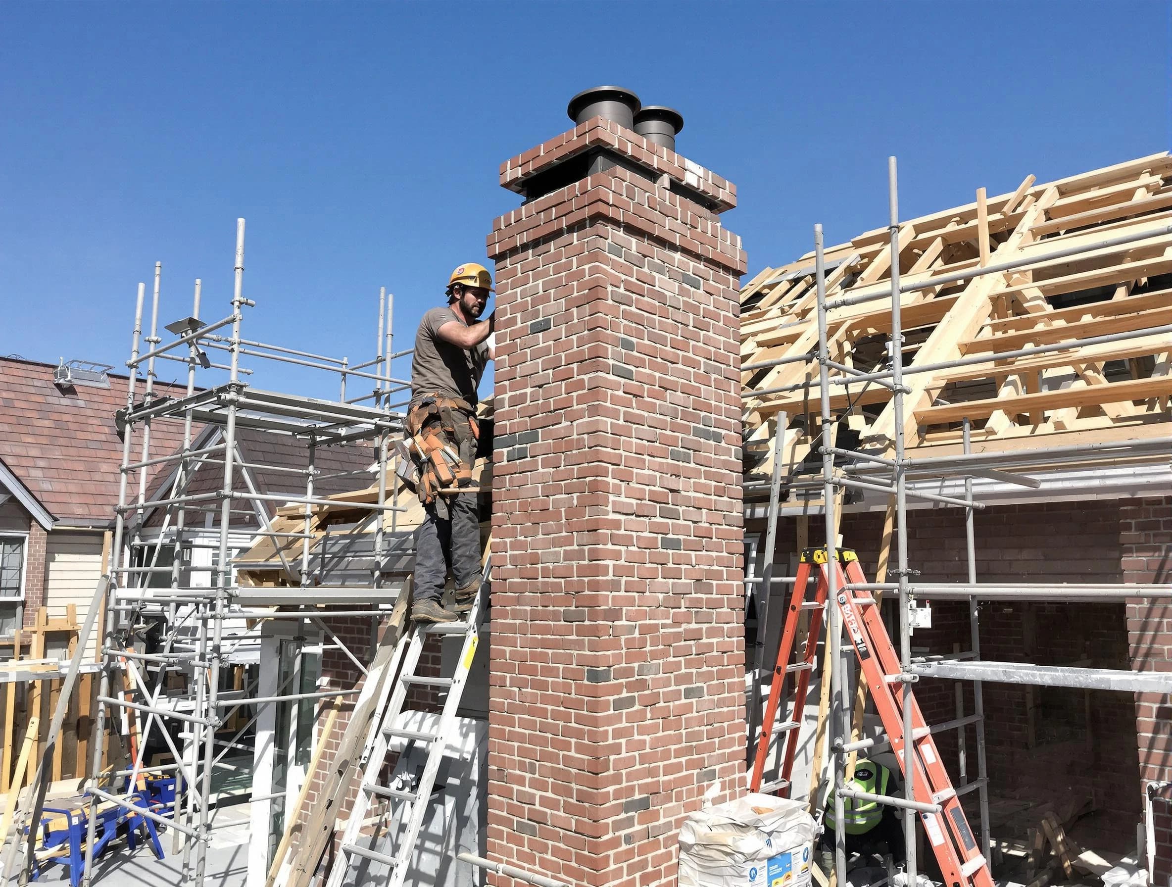 New chimney installation completed by Fayetteville Chimney Sweep in Fayetteville, GA