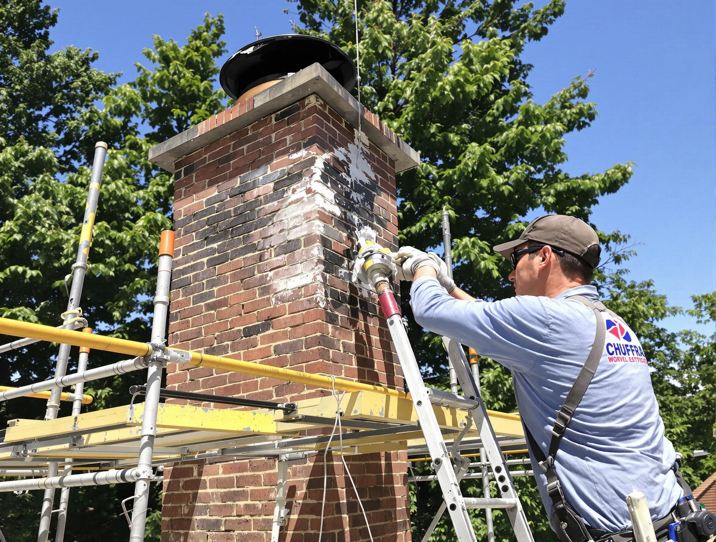 Structural chimney repair by Fayetteville Chimney Sweep in Fayetteville, GA